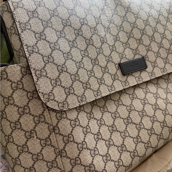 Gucci Beige GG Pattern Baby Bag
